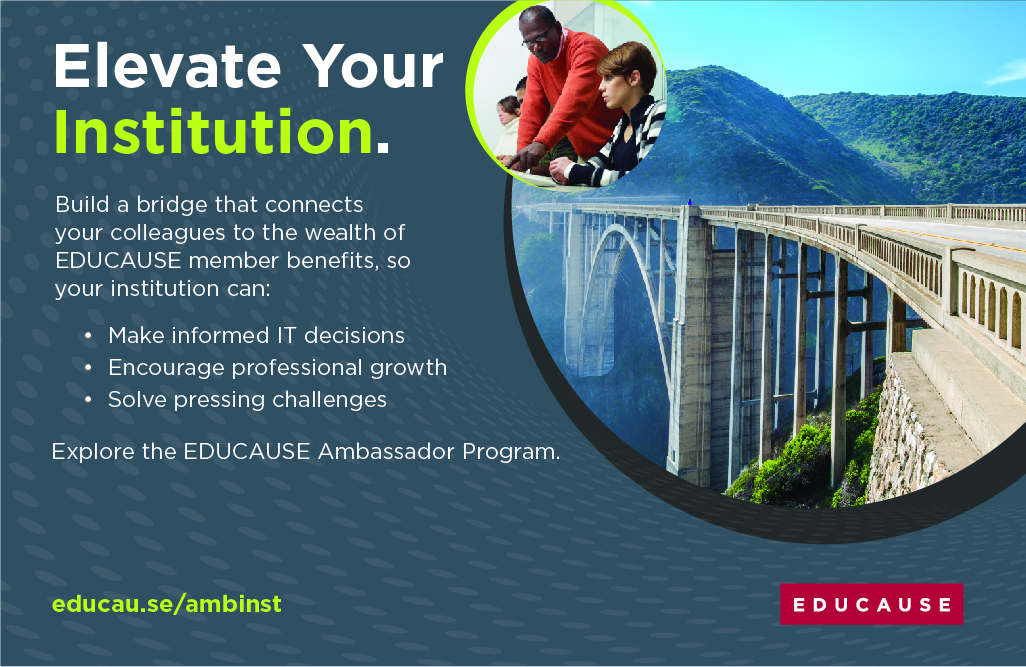 EDUCAUSE Ambassador Program Print Ad 02