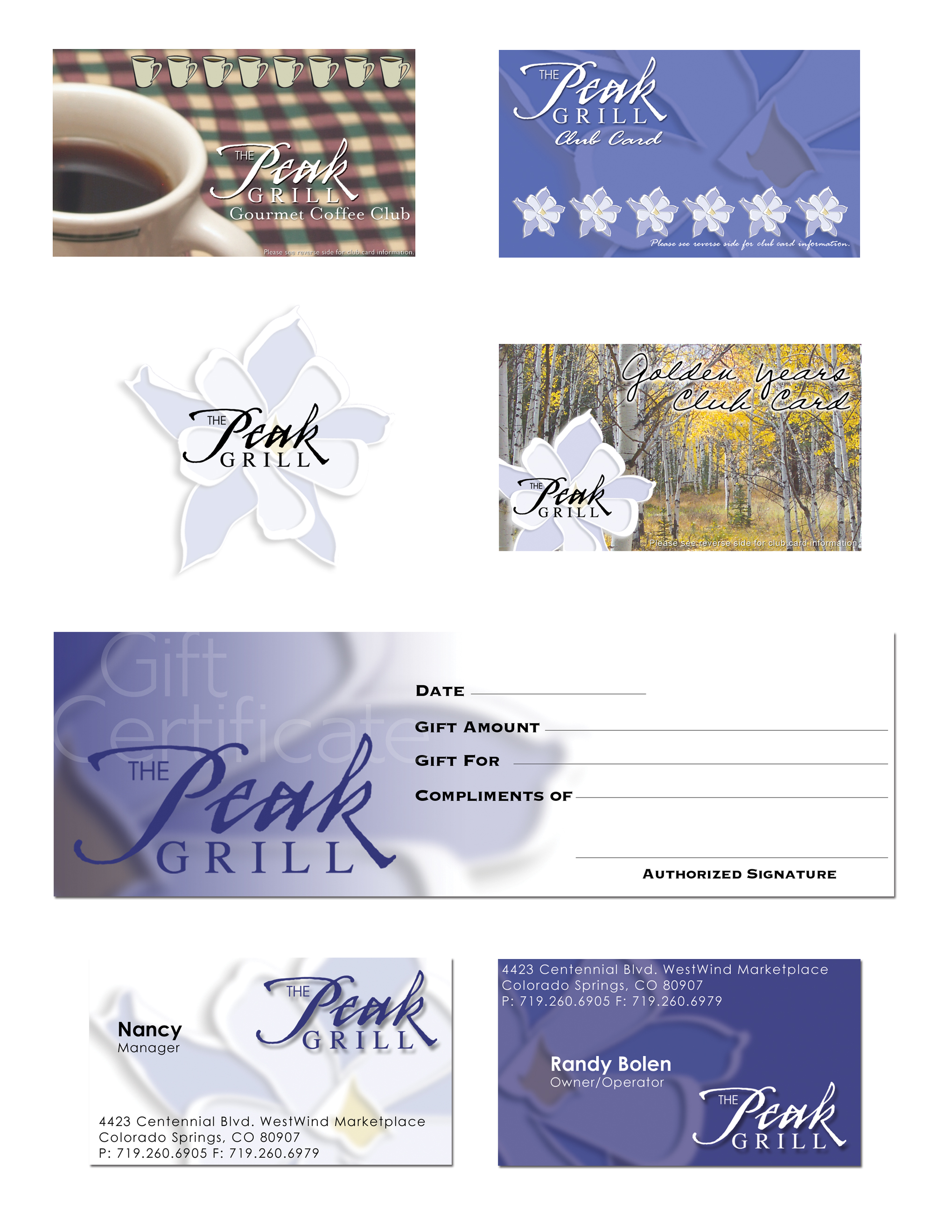 The Peak Grill - Branding Design and Assets